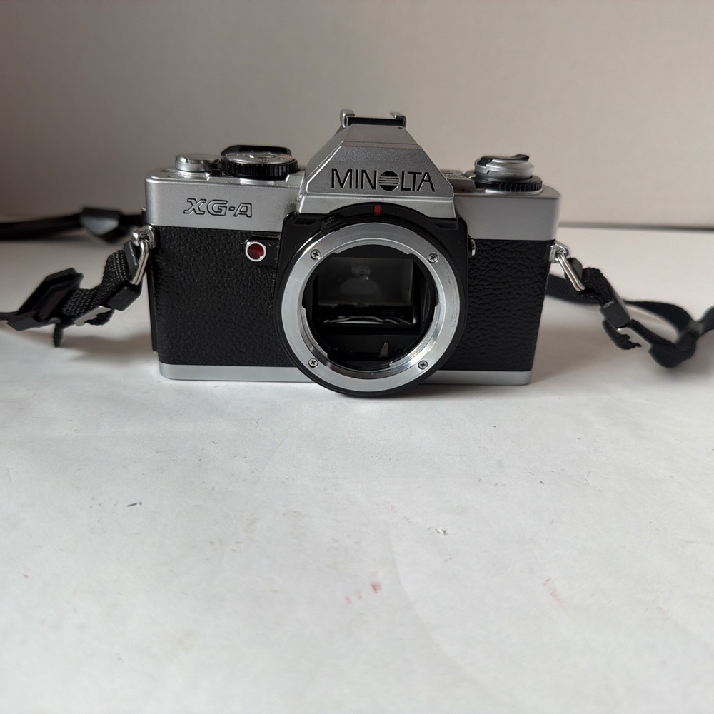 Vintage Minolta XG-A SLR Film Camera Body Only With New Batteries — NOTTESTED ✅✅